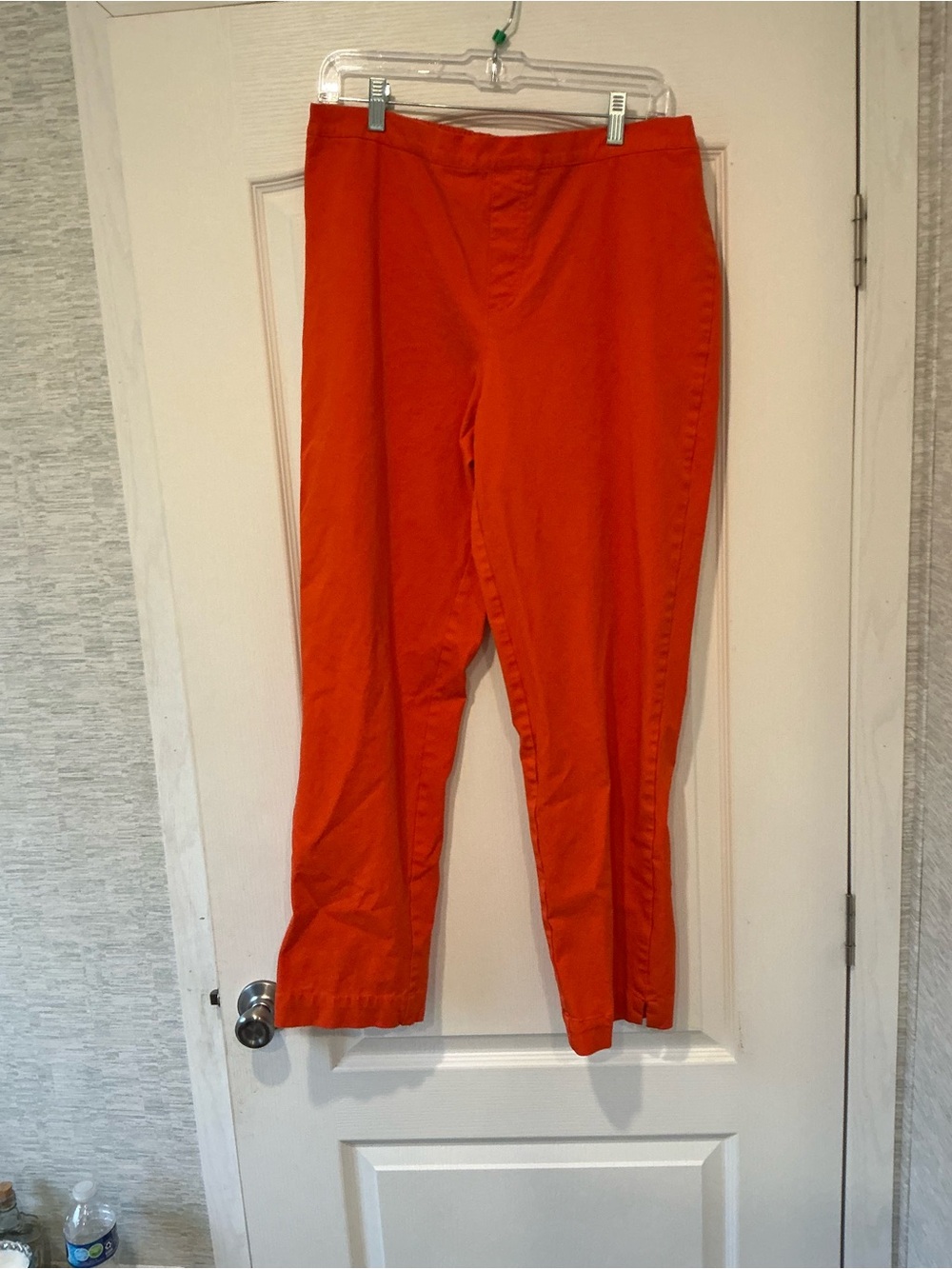 Isaac Mizrahi Bright Orange Straight-Leg pants 16T Euc